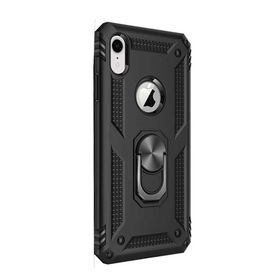 Gpack Apple iPhone Xr Vega Standlı Yüzüklü Mıknatıslı Kırmızı Kılıf