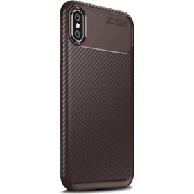 Gpack Apple iPhone XS Max Kahverengi Negro Dizayn Silikon Kılıf