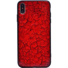 Gpack Apple iPhone XS Pane Arka Koruma Kırmızı Silikon Kılıf