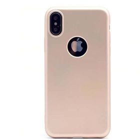 Gpack Apple iPhone Xs Premier Esnek Lüx Gold Silikon Kılıf