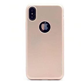 Gpack Apple iPhone Xs Premier Esnek Lüx Gold Silikon Kılıf