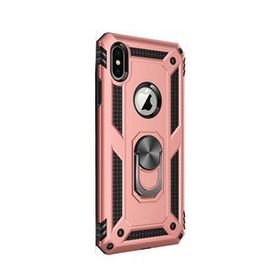 Gpack Apple iPhone Xs Vega Standlı Yüzüklü Mıknatıslı Bronz Kılıf