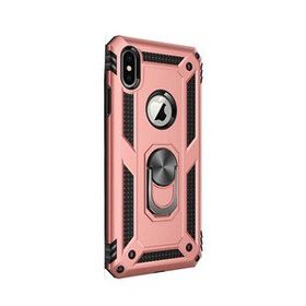 Gpack Apple iPhone Xs Vega Standlı Yüzüklü Mıknatıslı Bronz Kılıf