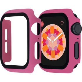 Gpack Apple Watch 1 2 3 4 5 44 mm Full Glue Gard Renkli Pembe Ekran Koruyucu
