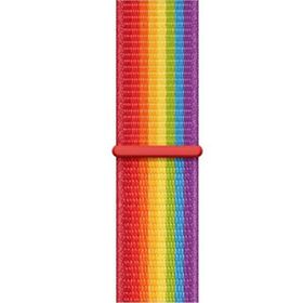 Gpack Apple Watch 1/2/3/4/5 40 mm Kumaş Cırtcırtlı Bordo Kordon