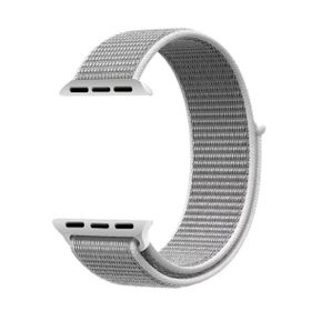 Gpack Apple Watch 1/2/3/4/5 40 mm Kumaş Cırtcırtlı Bordo Kordon