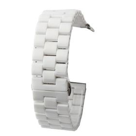 Gpack Apple Watch 4 5 40 mm Parlak Seramik Kaplama Metal ZR Beyaz Kordon