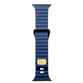 Gpack Apple Watch 4 5 42 mm Silikon Metal Tokalı Ayarlanabilir Krd73 Siyah Kordon