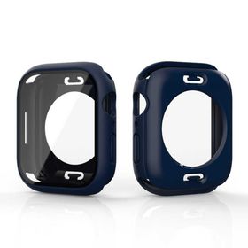Gpack Apple Watch 4 5 44 mm Kasa ve Ekran 360 Derece Koruma Sert Silikon Gard 12 Ekran Koruyucu