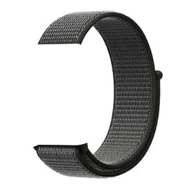 Gpack Apple Watch 40 mm Kılıf Kumaş Cırtcırt Velcro Siyah Kordon