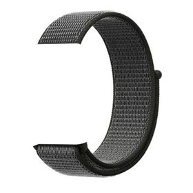 Gpack Apple Watch 40 mm Kılıf Kumaş Cırtcırt Velcro Siyah Kordon