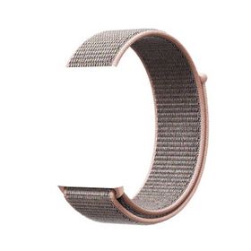 Gpack Apple Watch 42 mm Kılıf Kumaş Cırtcırt Velcro Açık Pembe Kordon