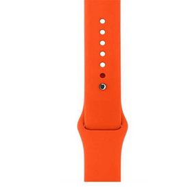 Gpack Apple Watch 42 mm Kılıf Silikon Düz Renkli KRD 11 Yeşil Kordon