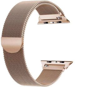 Gpack Apple Watch 42 mm Metal Kayış Kordon Gold Kılıf