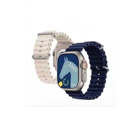 Gpack Apple Watch 44 mm Renkli ​​​​krd-75 Silikon Metal Tokalı Kordon