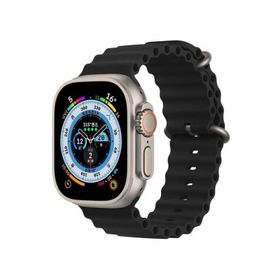 Gpack Apple Watch 44 mm Renkli ​​​​krd-75 Silikon Metal Tokalı Kordon