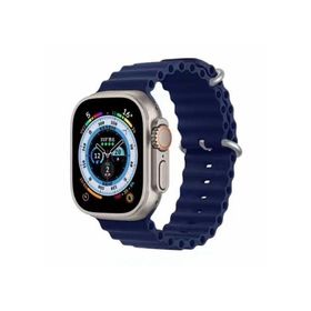 Gpack Apple Watch 44 mm Renkli ​​​​krd-75 Silikon Metal Tokalı Kordon