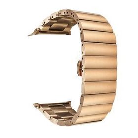 Gpack Apple Watch 6 40 mm Şık Tasarım Metal KRD 41 Gold Kordon