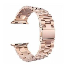 Gpack Apple Watch 6 40 mm Şık Tasarım Metal KRD 41 Gold Kordon