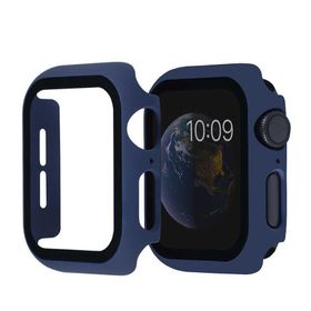 Gpack Apple Watch 6 44 mm Full Glue Gard Renkli Lacivert Ekran Koruyucu