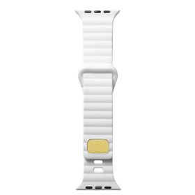 Gpack Apple Watch 6 44 mm Kordon Silikon Metal Tokalı Ayarlanabilir Krd73