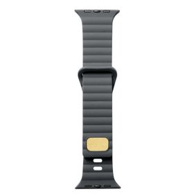 Gpack Apple Watch 6 44 mm Kordon Silikon Metal Tokalı Ayarlanabilir Krd73