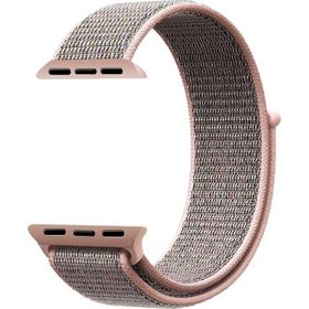 Gpack Apple Watch 6 44 mm Kumaş Cırtcırtlı Bronz Kordon