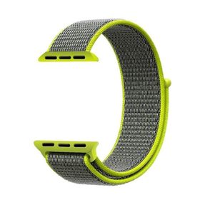 Gpack Apple Watch 6 44 mm Kumaş Cırtcırtlı Bronz Kordon