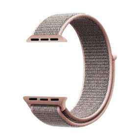 Gpack Apple Watch 6 44 mm Kumaş Cırtcırtlı Bronz Kordon