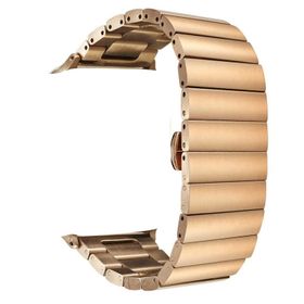 Gpack Apple Watch 6 44 mm Şık Tasarım Metal Kordon KRD 41 Gümüş Kordon