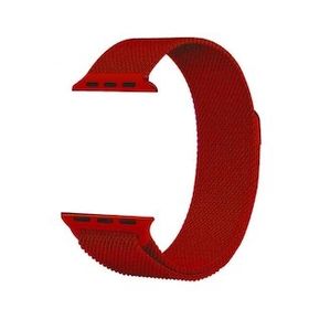 Gpack Apple Watch 7 41 mm Hasır Metal Örgülü Ayarlanabilir Lacivert Kordon