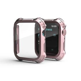 Gpack Apple Watch 7 41 mm Sert Silikon Gard 10 Kasa ve Ekran Koruma
