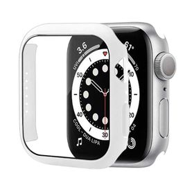 Gpack Apple Watch 7 45 mm Full Glue Gard Renkli Beyaz Ekran Koruyucu