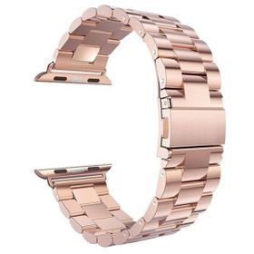 Gpack Apple Watch SE 2 2022 40 mm Metal Sıralı Siyah Kordon