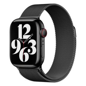 Gpack Apple Watch Se 2 2022 44 mm Hasır Metal Örgülü Ayarlanabilir Siyah Kordon