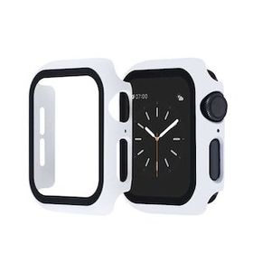 Gpack Apple Watch SE 40 mm Full Glue Gard Koyu Pembe Ekran Koruyucu