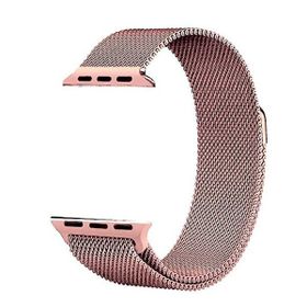 Gpack Apple Watch SE 40 mm Hasır Metal Örgülü Ayarlanabilir Bronz Kordon