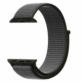 Gpack Apple Watch SE 40 mm Kumaş Cırtcırtlı Kordon Yeşil Kordon
