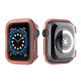 Gpack Apple Watch Se 40 mm Önü Arkası Açık Renkli Silikon Bronz Kordon
