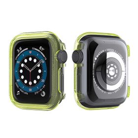 Gpack Apple Watch Se 40 mm Önü Arkası Açık Renkli Silikon Bronz Kordon