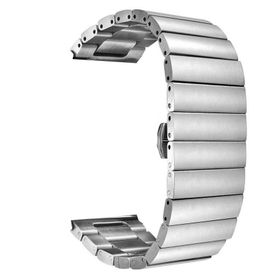 Gpack Apple Watch SE 44 mm Şık Tasarım Metal KRD 41 Gümüş Kordon