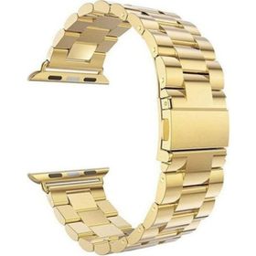 Gpack Apple Watch Series 8 41 mm Metal Sıralı Siyah Kordon