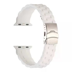 Gpack Apple Watch Series 8 45 mm KRD 72 Lila Mat Silikon Ayarlanabilir Kordon