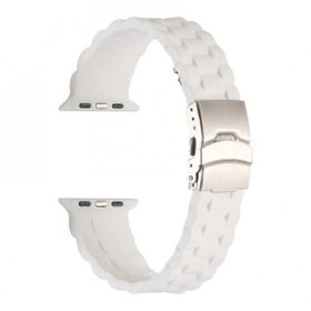Gpack Apple Watch Series 8 45 mm KRD 72 Lila Mat Silikon Ayarlanabilir Kordon