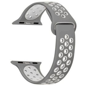 Gpack Apple Watch Ultra Delikli Çift Renk Silikon Kordon