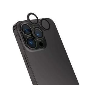 Gpack CL13 Siyah Safir Cam Metal A Kalite İnce Slim Apple iPhone 15 Pro Max Kamera Koruyucu
