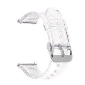 Gpack Fossil Gen 5e FTW4055 Metal Tokalı Şeffaf Silikon Krd 13 Şeffaf Kordon