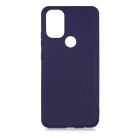 Gpack General Mobile GM 21 Plus Renkli Korumalı Premier Mat Silikon Lacivert Kılıf
