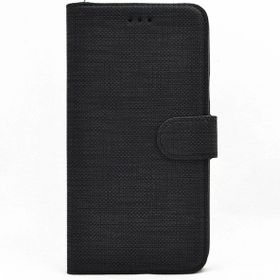Gpack General Mobile GM 8 Standlı Kartvizitli Exclusive Spor Cüzdan Siyah Kılıf