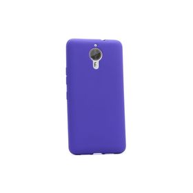 Gpack General Mobile GM5 Plus Premier Silikon Mor Kılıf + Nano Glass Koruyucu